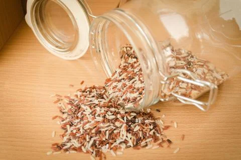 Brown rice Stock Photos