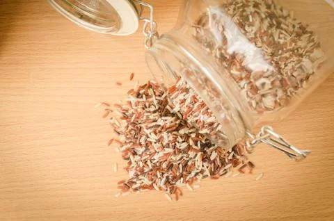 Brown rice Stock Photos