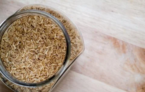 Brown rice Stock Photos