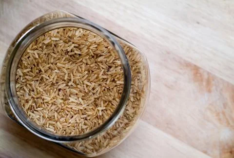 Brown rice Stock Photos