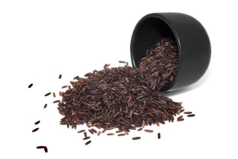 Brown rice Foto stock