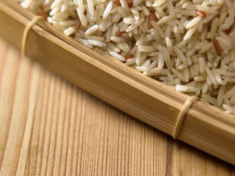 Brown rice Stock Photos