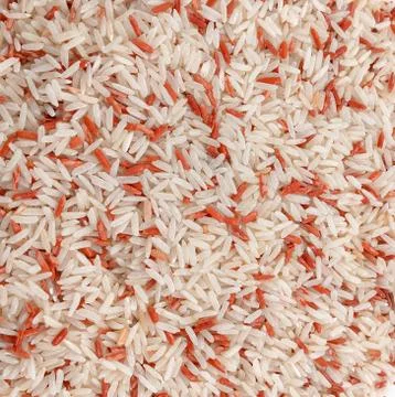 Brown rice texture Stock Photos
