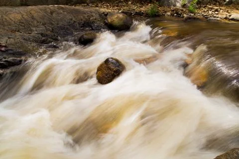 Brown river Stock Photos