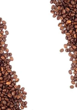 Brown roasted coffee beans 写真素材