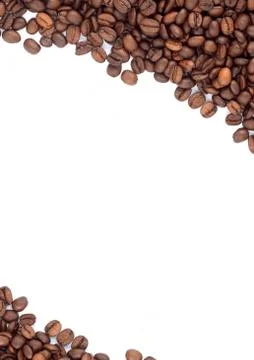 Brown roasted coffee beans 写真素材