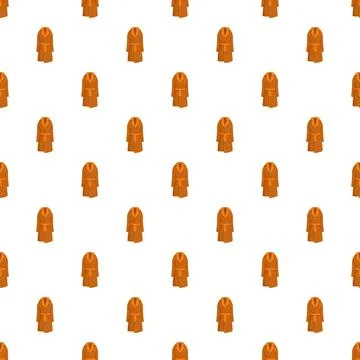 Brown robe seamless pattern repeating background texture 스톡 일러스트