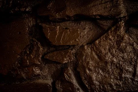 Brown Rock Wall Stock Photos