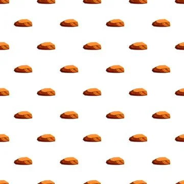 Brown rocks pattern repeating seamless background illustration Illustrazione stock