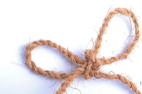 Brown rope Foto stock