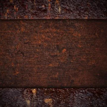 Brown rusty iron background Stock Photos