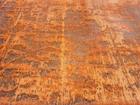 Brown rusty metal sheet texture. Background of rusty metal texture Stock Photos