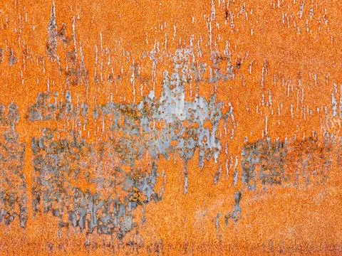 Brown rusty metal sheet texture. Background of rusty metal texture Stock Photos