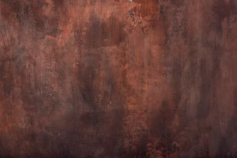 Brown rusty texture of the wall for background Stock Photos