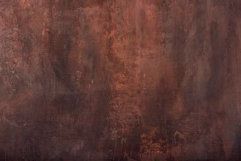 Brown rusty texture of the wall for background Stock Photos