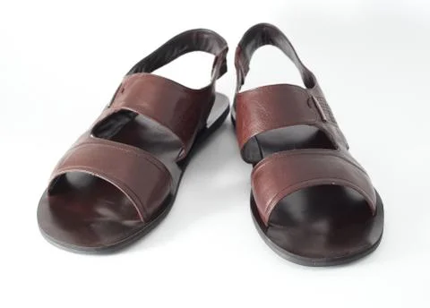 Brown sandals Stock-Fotos
