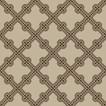 Brown seamless pattern Stock Illustration