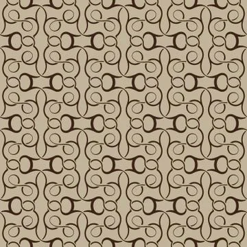 Brown seamless pattern Stock Illustration