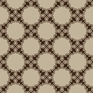 Brown seamless pattern Stock Illustration