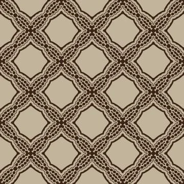 Brown seamless pattern Stock Illustration