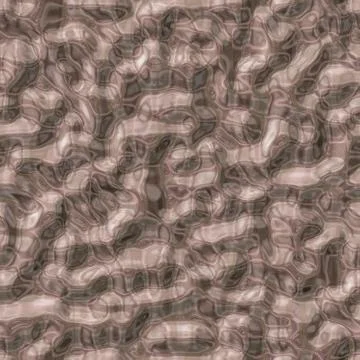 Brown seamless pattern of liquid metal structure Stock Illustration