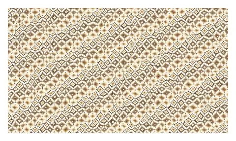 Brown sepia tone geometric pattern with intricate diamond shapes and dotted.. イラスト素材