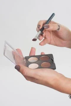 Brown Shadows with Brush Stock Photos