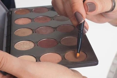 Brown Shadows with Brush Stock Photos