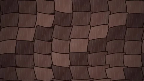 Brown Shingle Roof Texture Pattern Seamless Animation Stock Footage 347562339