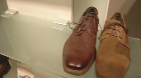 Brown shoes men Stock Footage 53080039