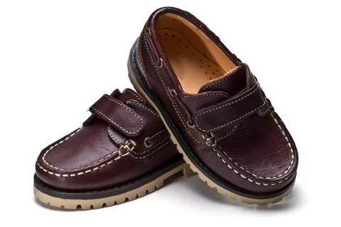 Brown shoes. Stock Photos