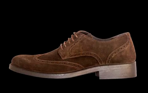 Brown shoes Stock Photos