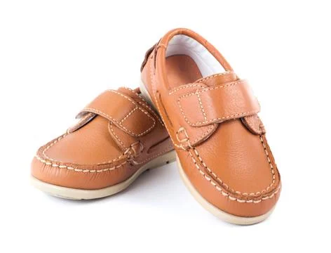 Brown shoes Stock Photos