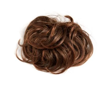 Brown short wig Stock Photos
