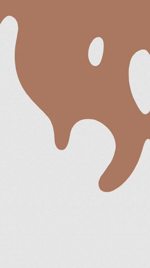 Brown slime, cacao stream, ink, liquid lines, cocoa paint, oil Stock Footage 298691606