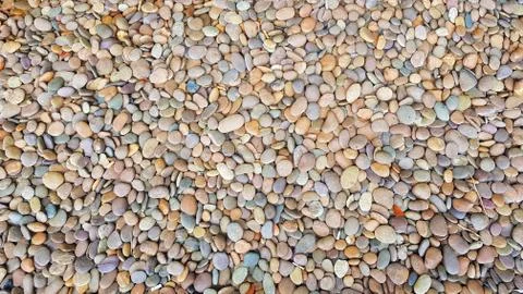 Brown Small stone texture and background Stock Photos