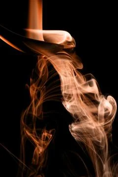Brown smoke Stock Photos