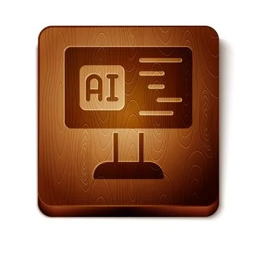 Brown Software, web developer programming code icon isolated on white background Stock Illustration