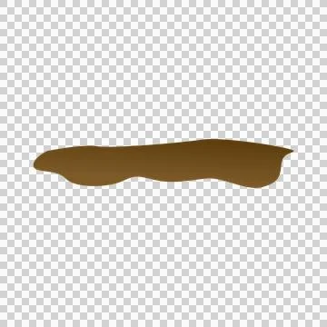 Brown soil layer horizontal strip for underground section. Illustrazione stock