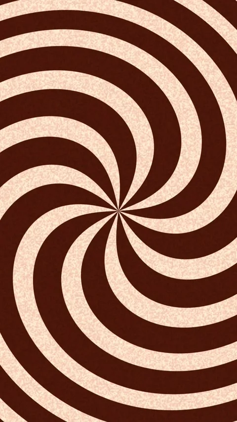 Brown Spiral Hypnotic Background Vertical Noise Abstract Swirl Motion Graphic Video stock 313031591