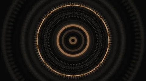 Brown spiral. Motion. A bright background on which orange lines are visible and 스톡 일러스트