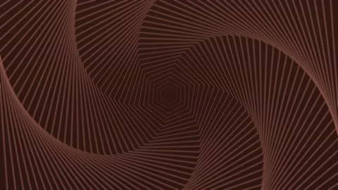 Brown spiral pattern background dynamic neon rays and glowing lines spin swir Stock Footage 297428087