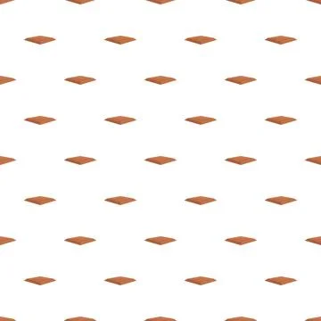 Brown square flat objects repeating pattern background 스톡 일러스트