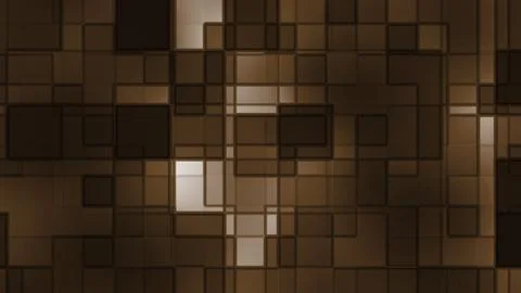 Brown square geometry background with structured pattern and minimal style,.. Stock Illustration