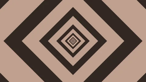 Brown square shape background flat  seamless looping screensaver beautiful video Video stock 297429653