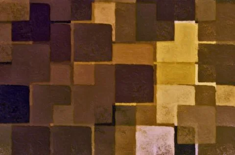 Brown squares Stock Illustration