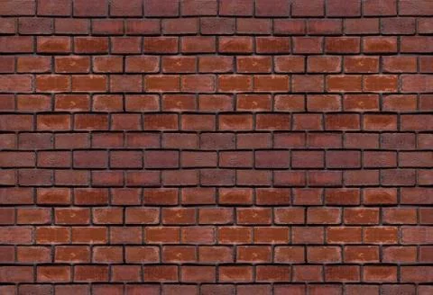 Brown stone brick wall rectangular blocks horizontal row base design backing Stock Photos