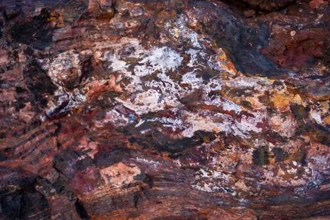 Brown stone texture. Minerals pattern. 写真素材