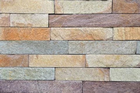 Brown stone wall, background, texture Stock Photos