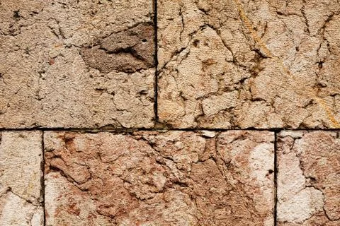 Brown stone wall Stock Photos